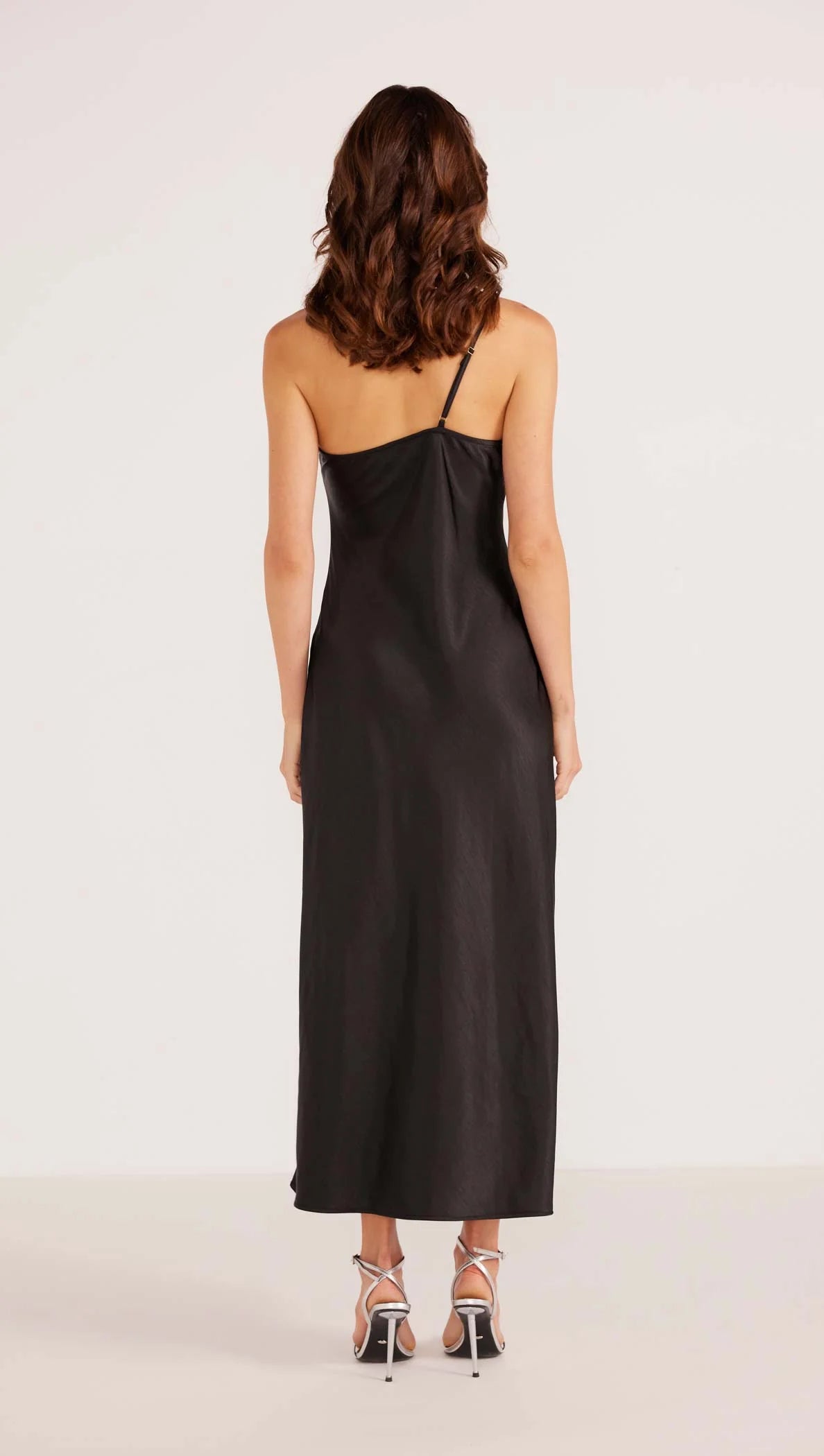 MINKPINK Ella One Shoulder Midi Dress - Black | Harbour Thread
