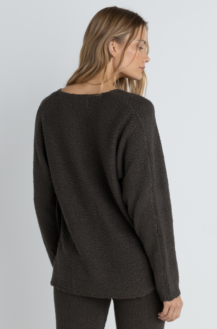 The Adele Oversized Long Sleeve Knit Top by Rhythm