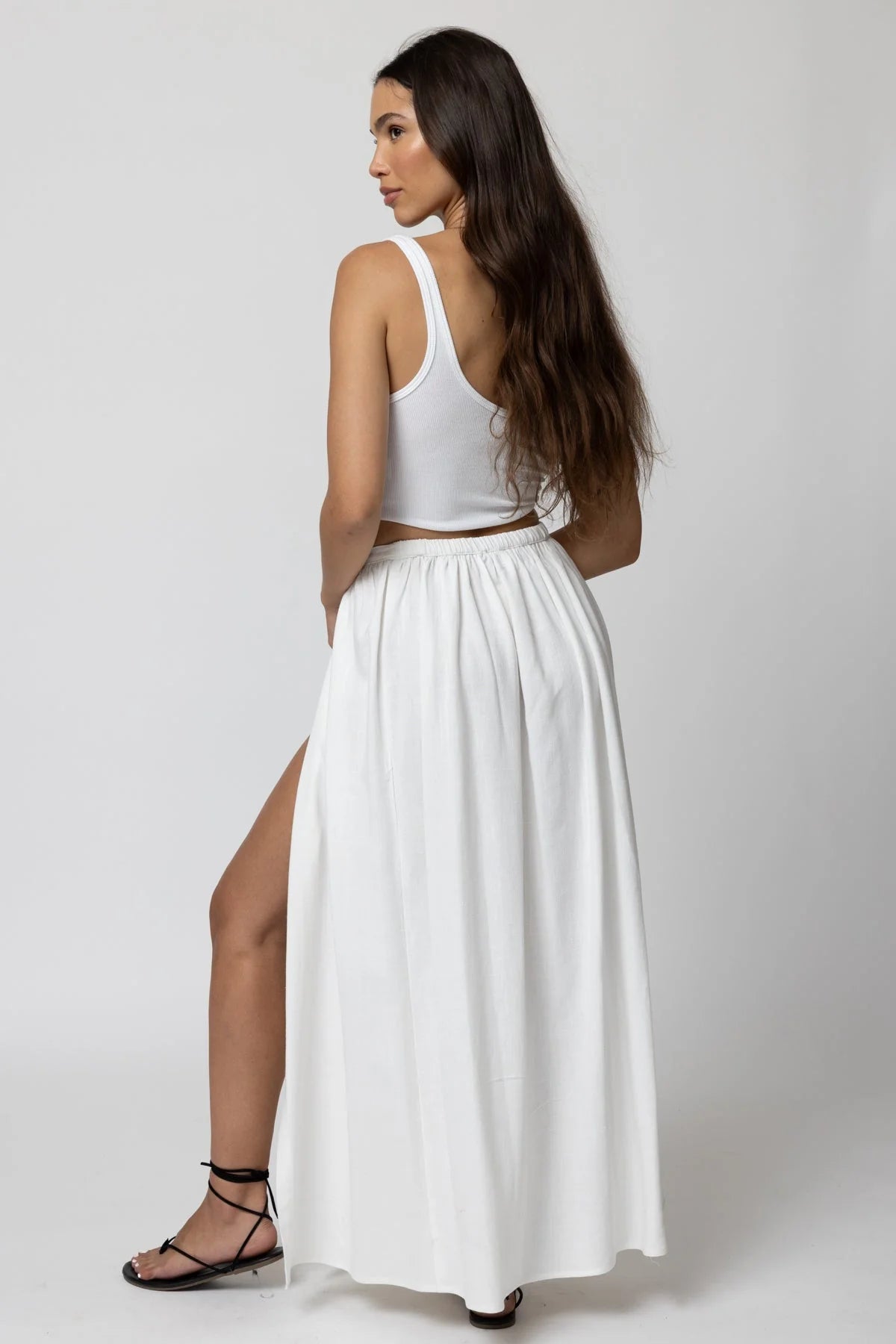 Whether you style it with your favorite tanks or over a swimsuit, you can't go wrong with this versatile skirt from Stillwater, available at Harbour Thread.