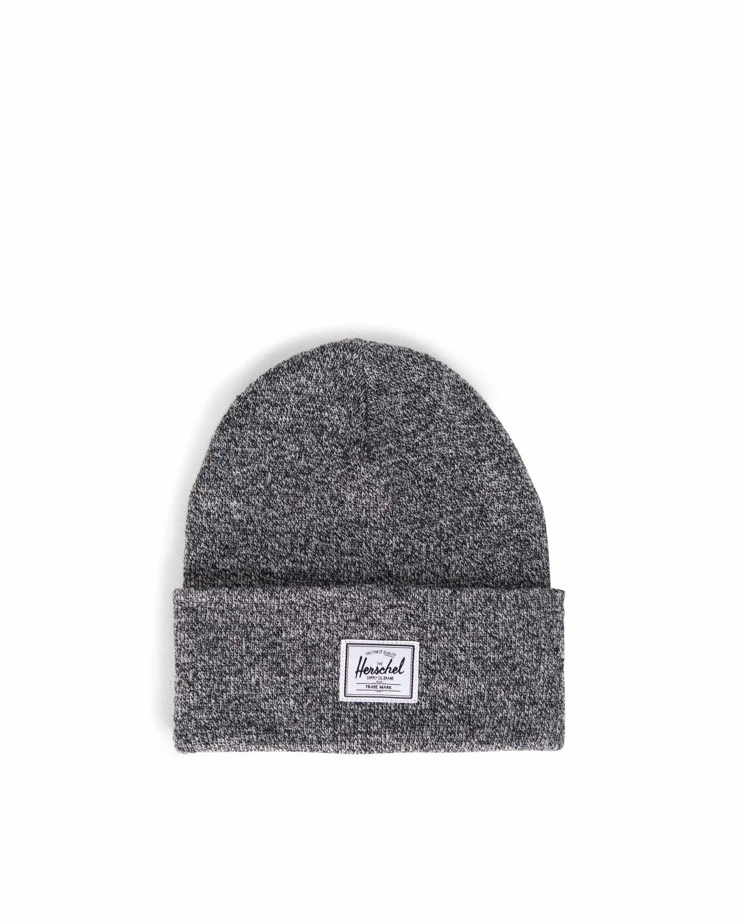 The heather black Herschel Elmer Beanie at Harbour Thread
