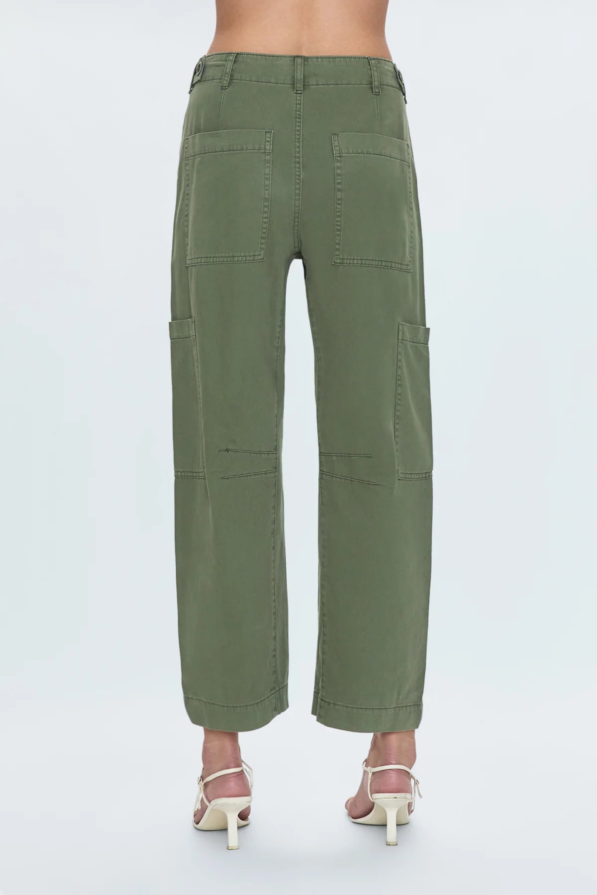 Women's green utility pants from Pistola