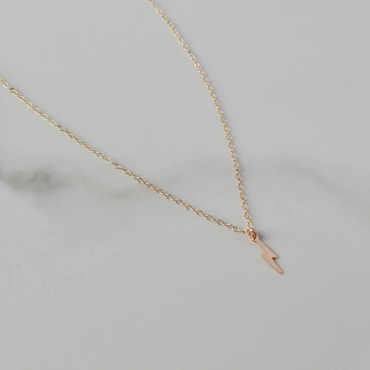 Shop the dainty Lightning Bolt Necklace by Glamrocks Jewelry at Harbour Thread