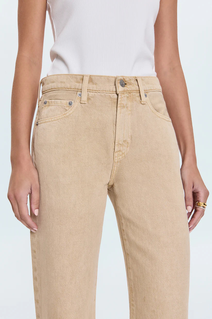 PISTOLA Lexi Mid Rise Bowed Straight