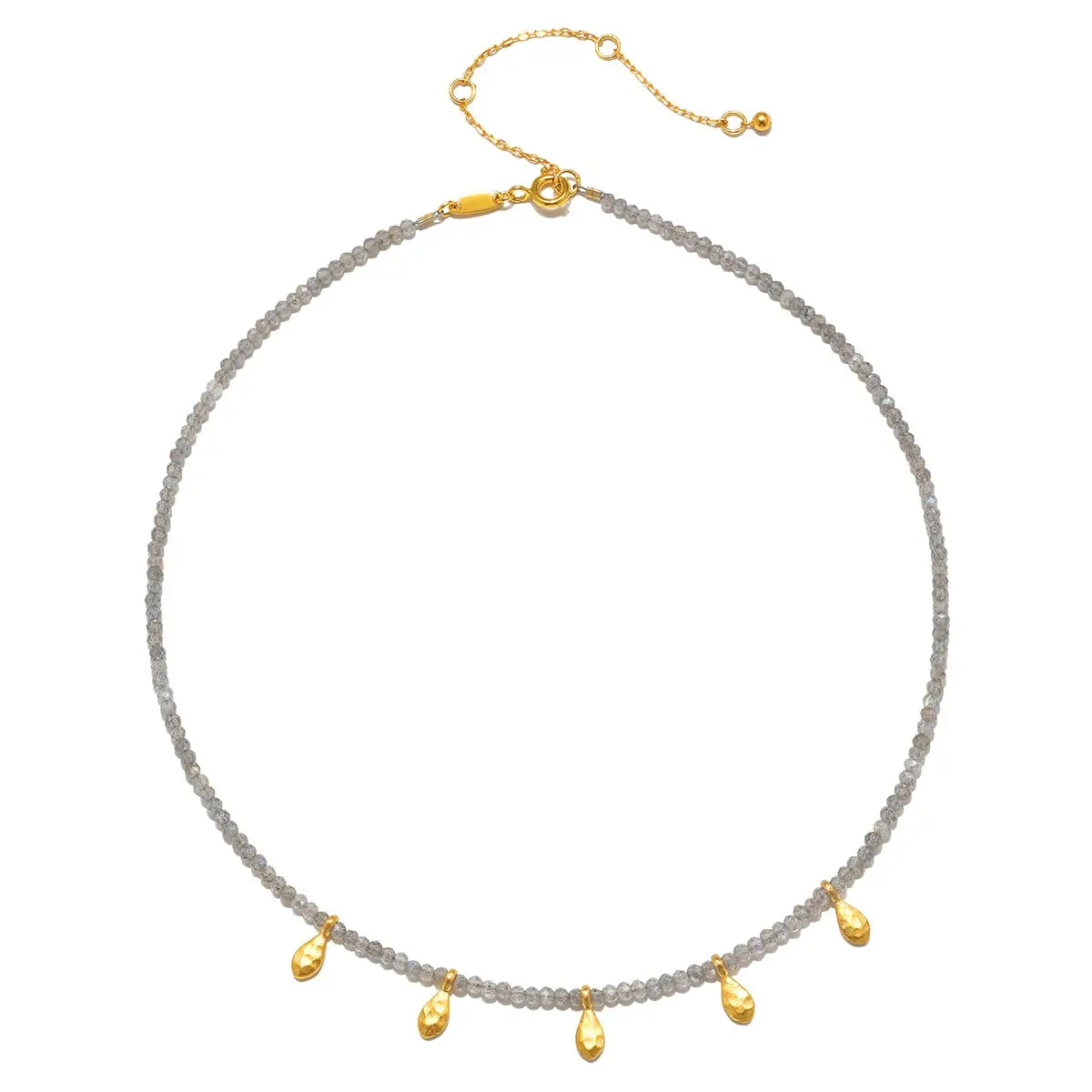 The Satya Jewelry Inspired Beginnings Labradorite Petal Necklace