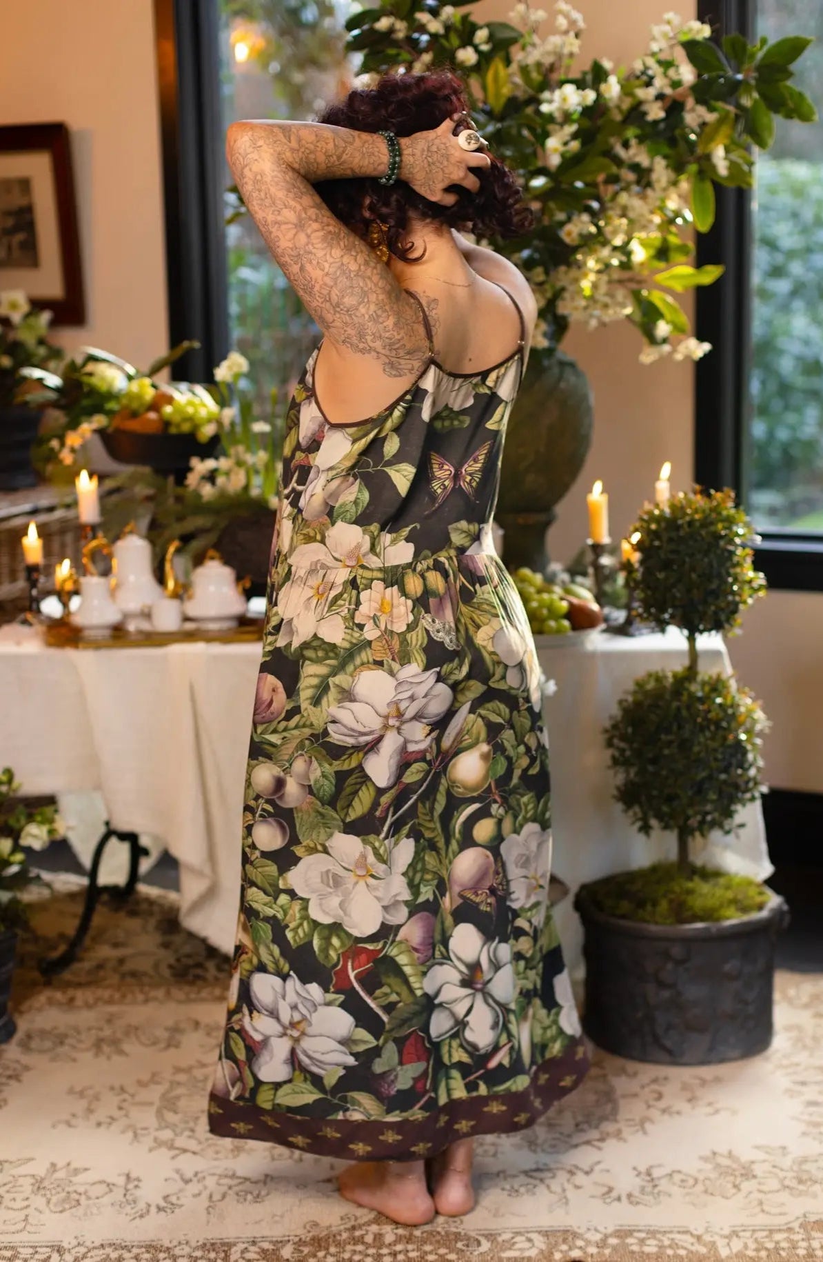 Market of Stars Fleur De Lune Bohéme Long Slip Dress