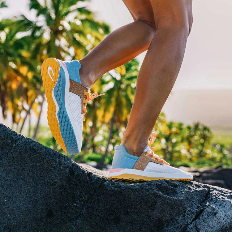 The OluKai Wailuku Women's Athletic Shoes feature breathable and quick-drying mesh to keep your feet cool as the weather heats up