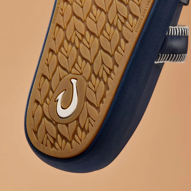 OluKai Pae Women's Leather Slide Sandals