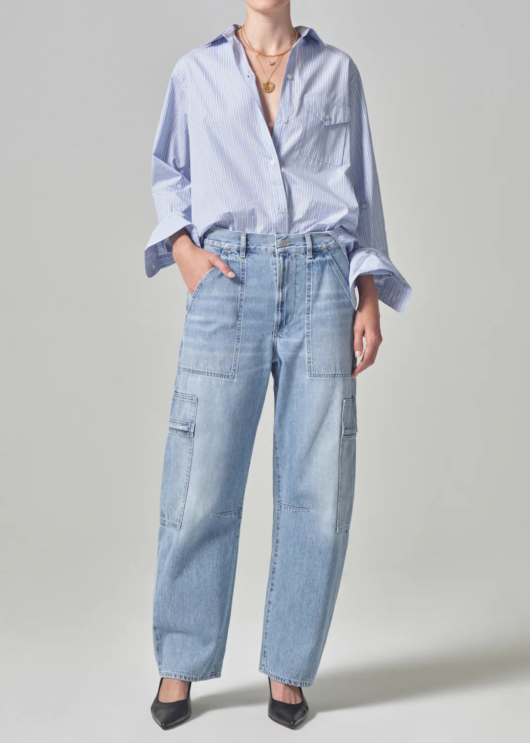 Find the Marcelle Low Slung Easy Cargo women's jeans by Citizens Of Humanity at Harbour Thread