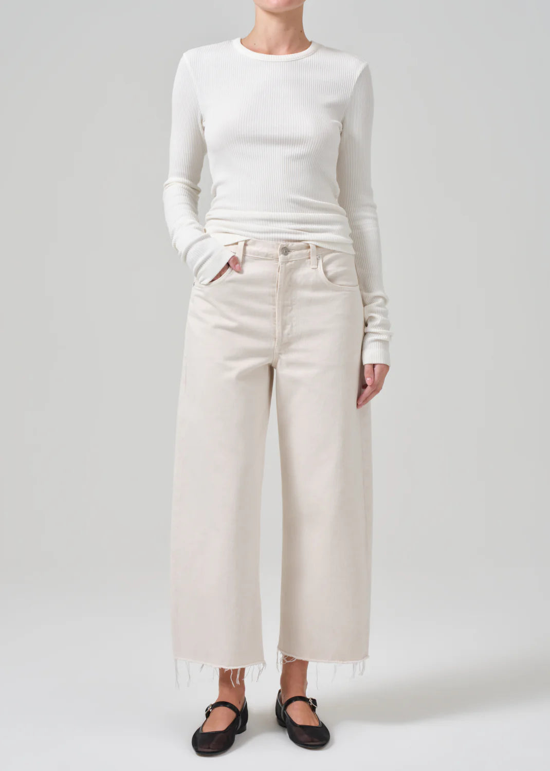 Citizens Of Humanity Ayla Raw Hem Crop