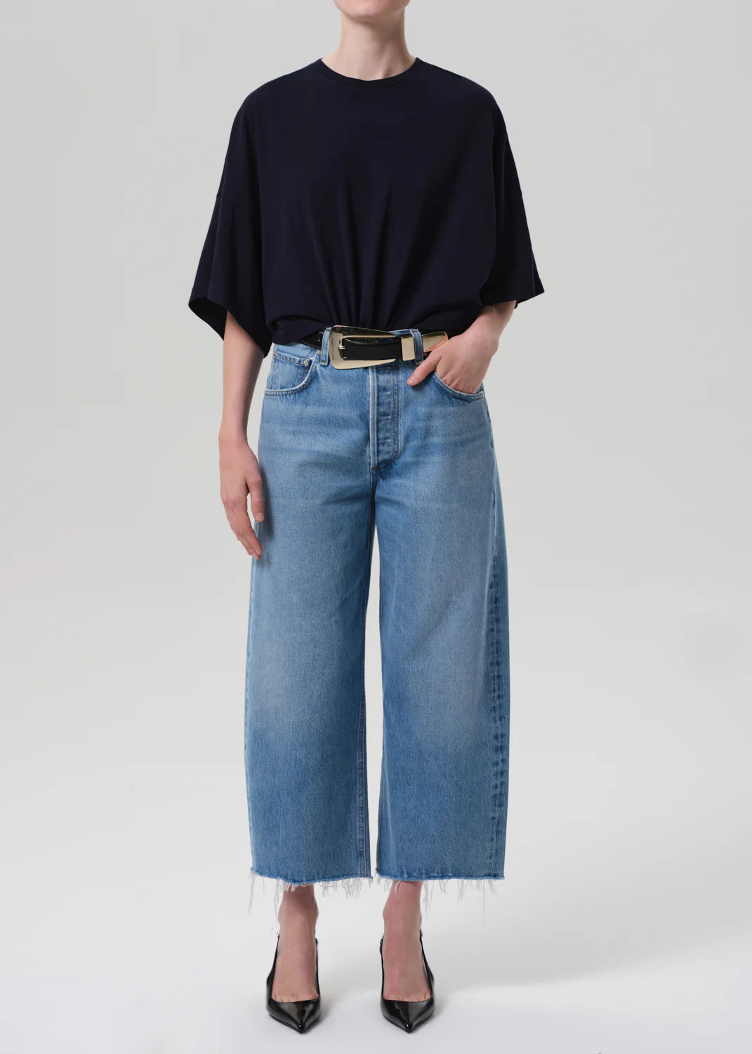 Citizens Of Humanity Ayla Raw Hem Crop
