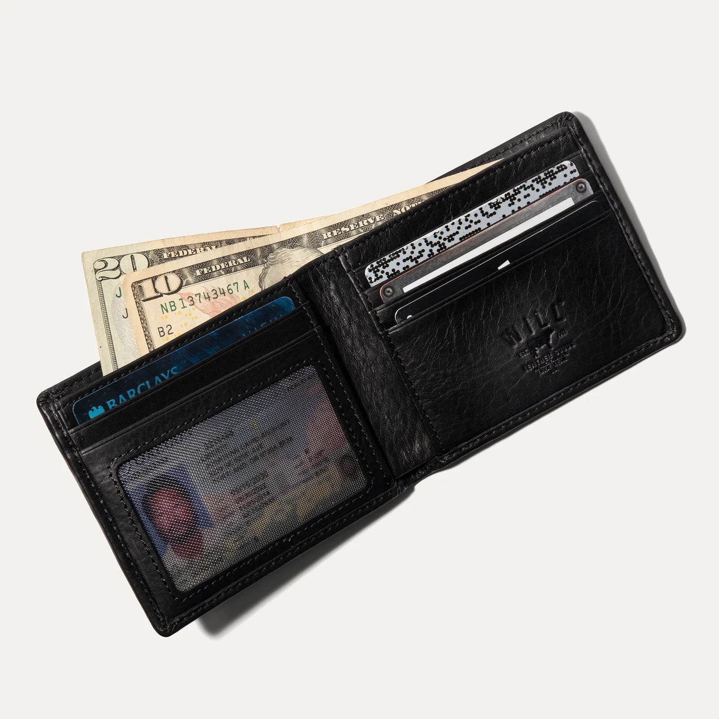 Will Leather Goods Classic Bifold Leather Wallet