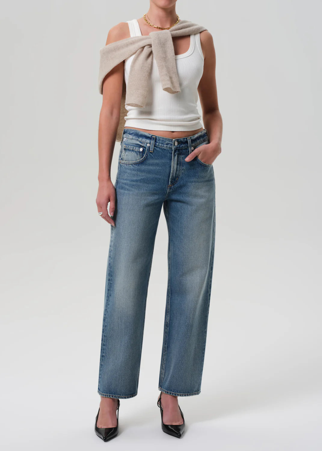 Enjoy all day comfort and effortless style with the Citizens Of Humanity Lindz Low Rise Easy Straight Jeans at Harbour Thread women's boutique in St. Pete, FL.