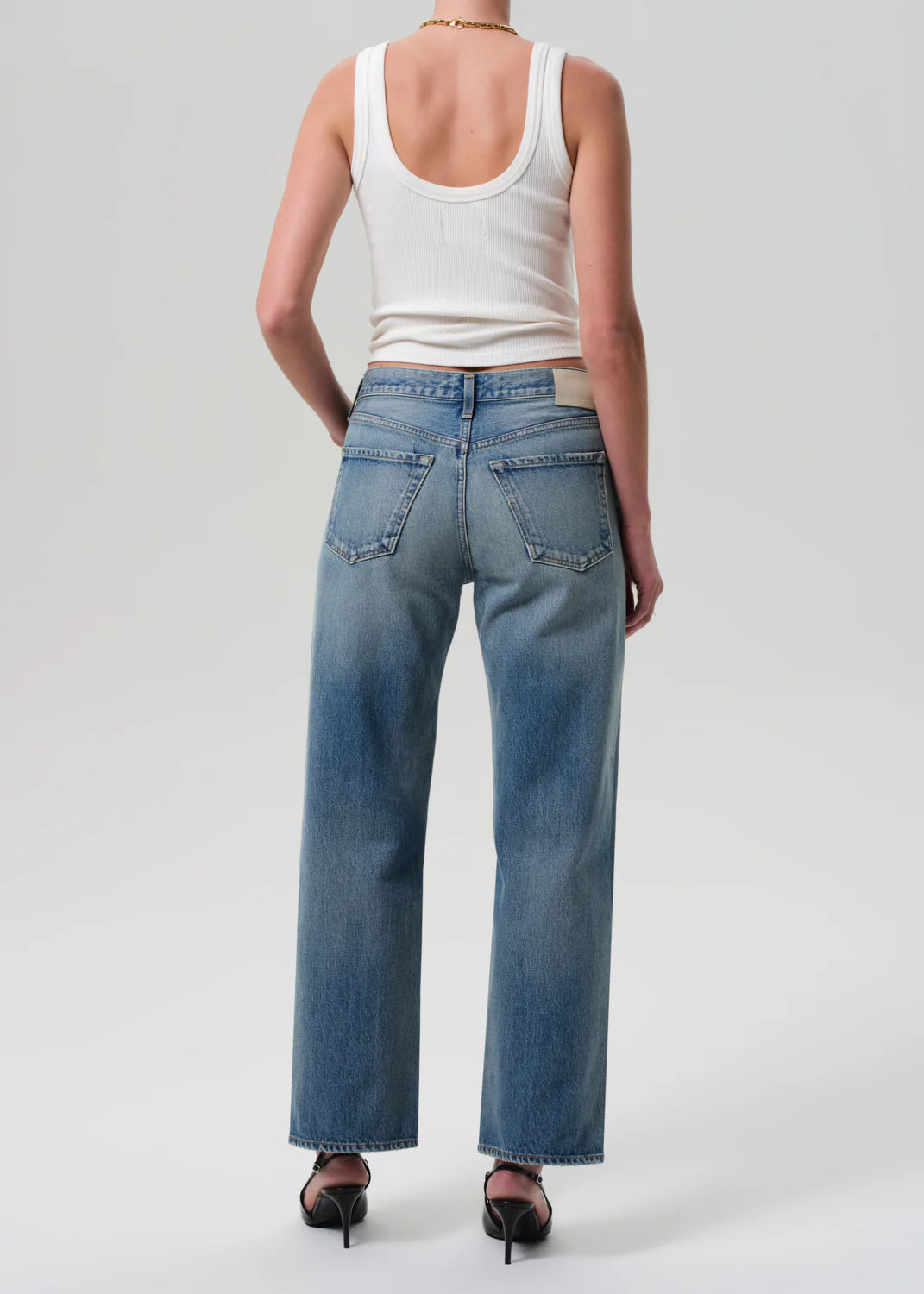 未使用 NEEDBY heritage JENNY 22 80’sMD BLUE Judy Blue Jeans Jenny High Rise 90's Straight Leg Regular