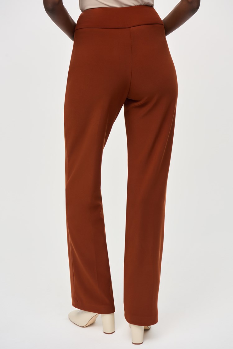 Back view of the Cinnamon Wide-Leg Pull-On Pants by Joseph Ribkoff