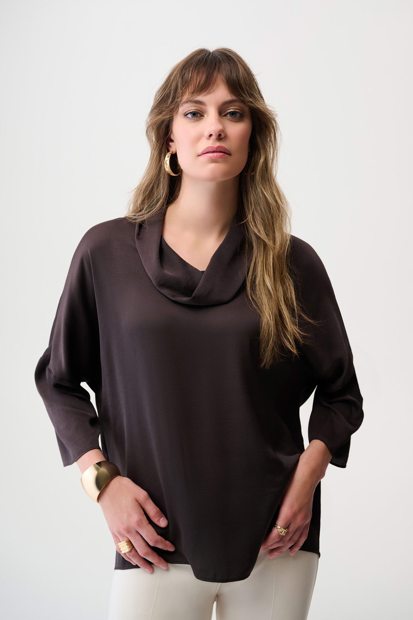 Joseph Ribkoff Recycled Satin Boxy Tunic
