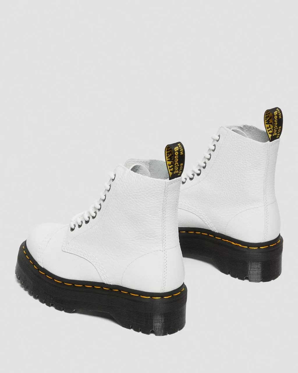 Doc martens platform white best sale