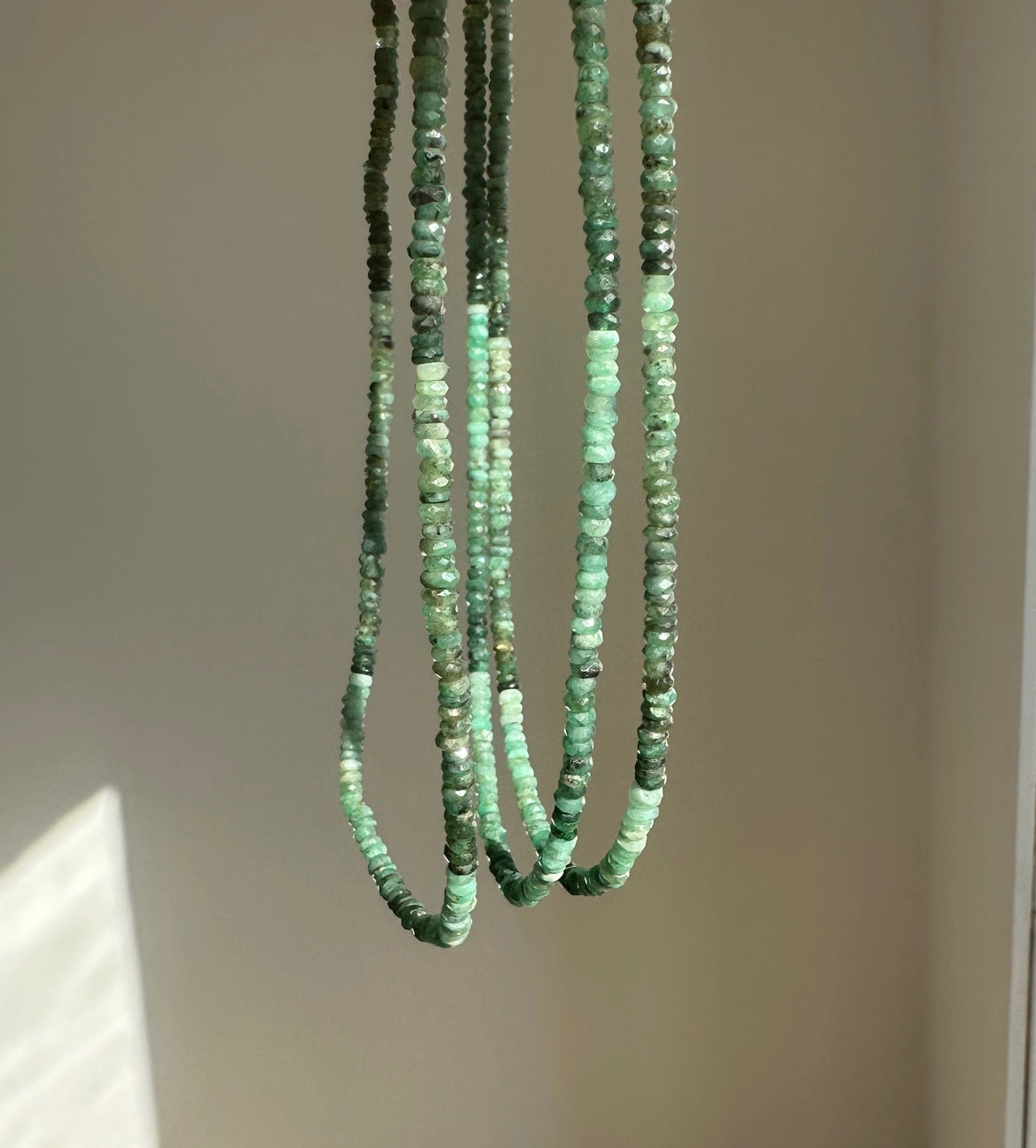 Accessorize in style with the Anokhi Green Emerald Slim Ombre Necklace. Find yours at Harbour Thread boutique in St. Pete, FL!