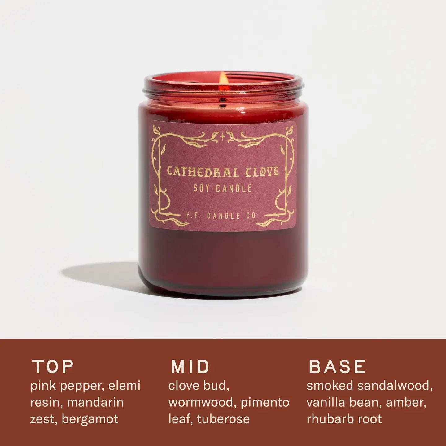 The P.F. Candle Co. Cathedral Clove Soy Candle