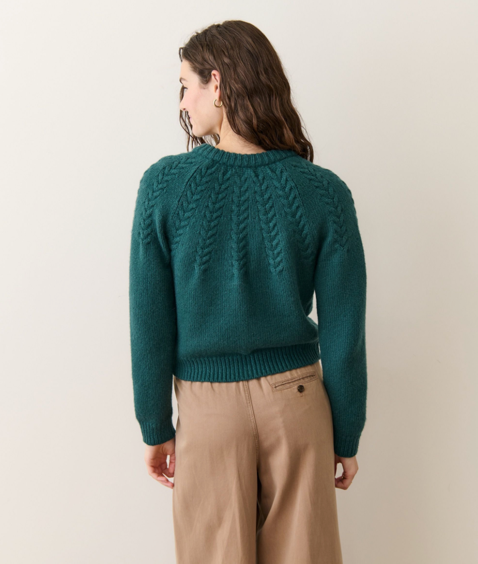 Marine Layer Everly Cable Knit Cardigan