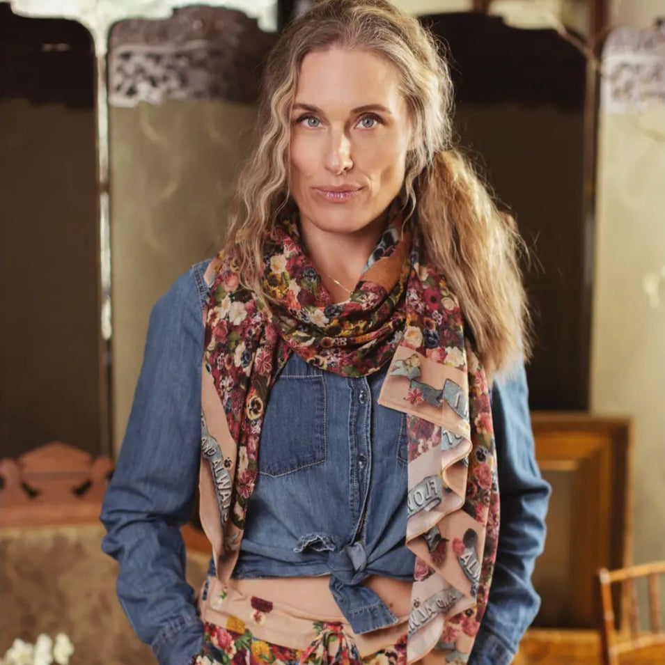Market of Stars Art Of Life Floral Scarf