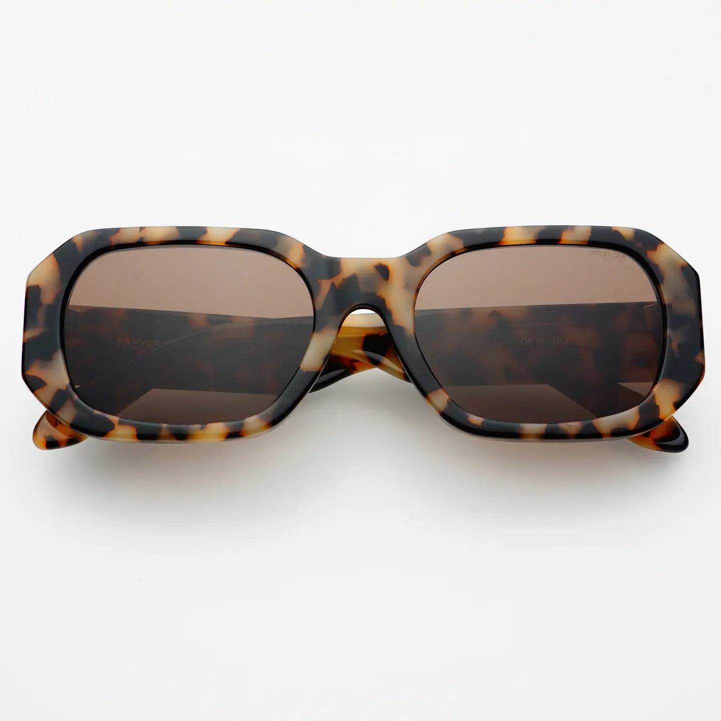 FREYRS Onyx Acetate Unisex Rectangular Sunglasses
