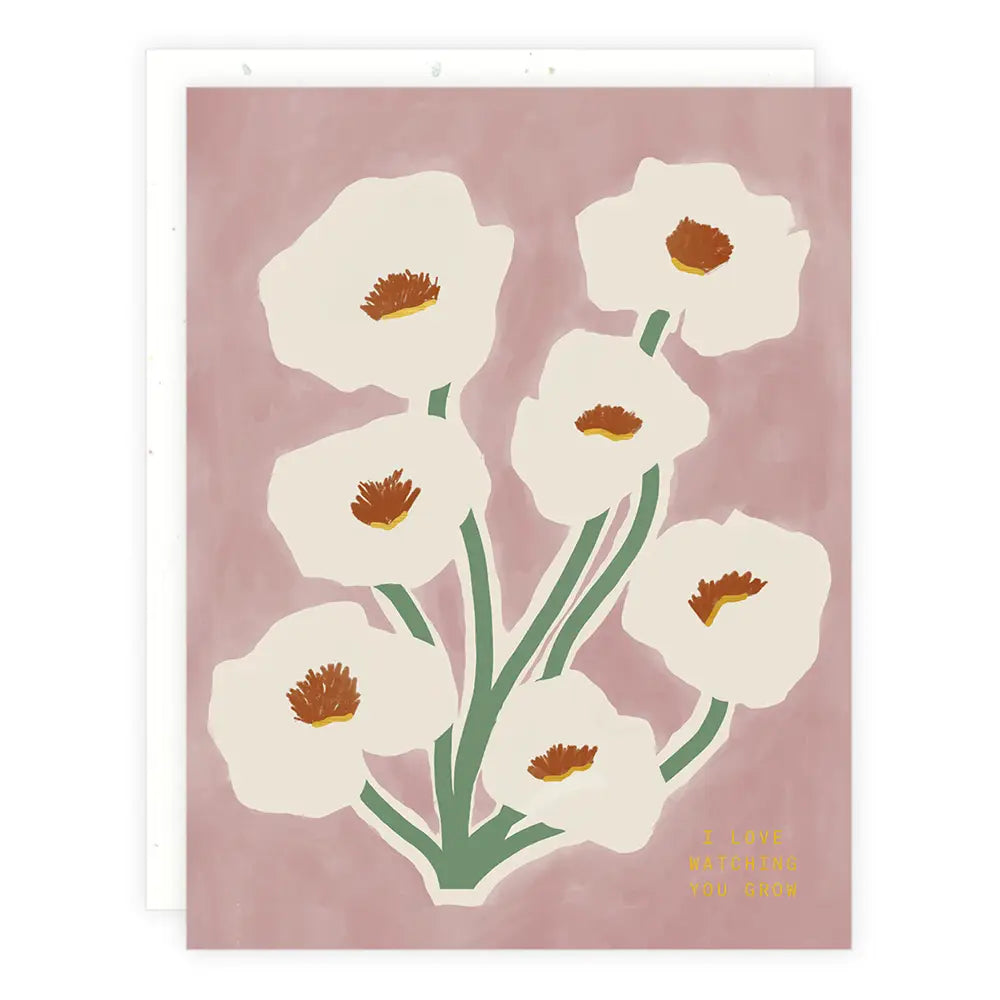 Shop the Watching You Grow Greeting Card by Someday Studio at Harbour Thread.