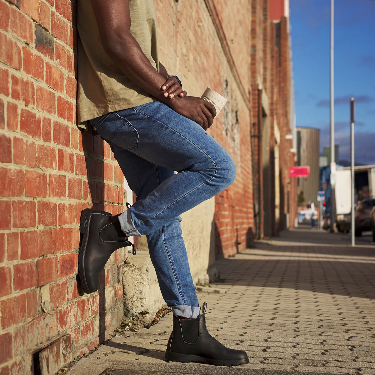 Mens chelsea boot shops black