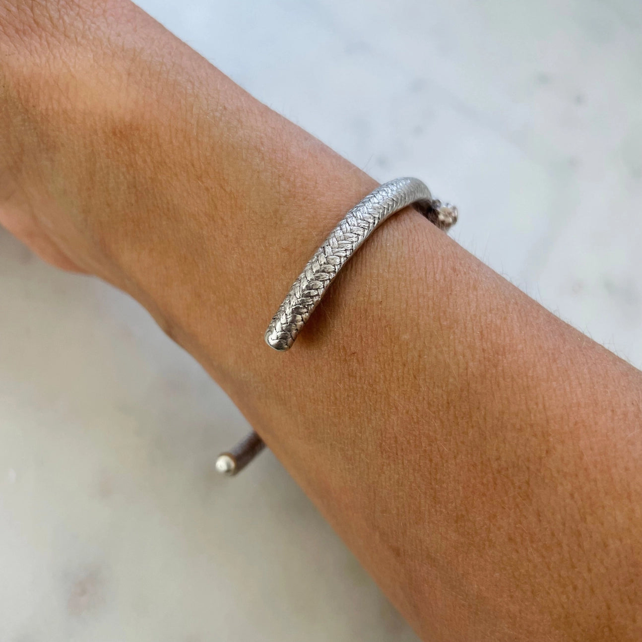 Mimosa Handcrafted Friendship Cuff