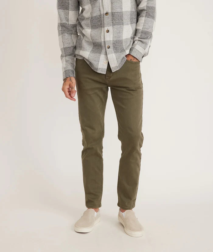 Marine Layer 5 Pocket Slim Straight Twill Pant