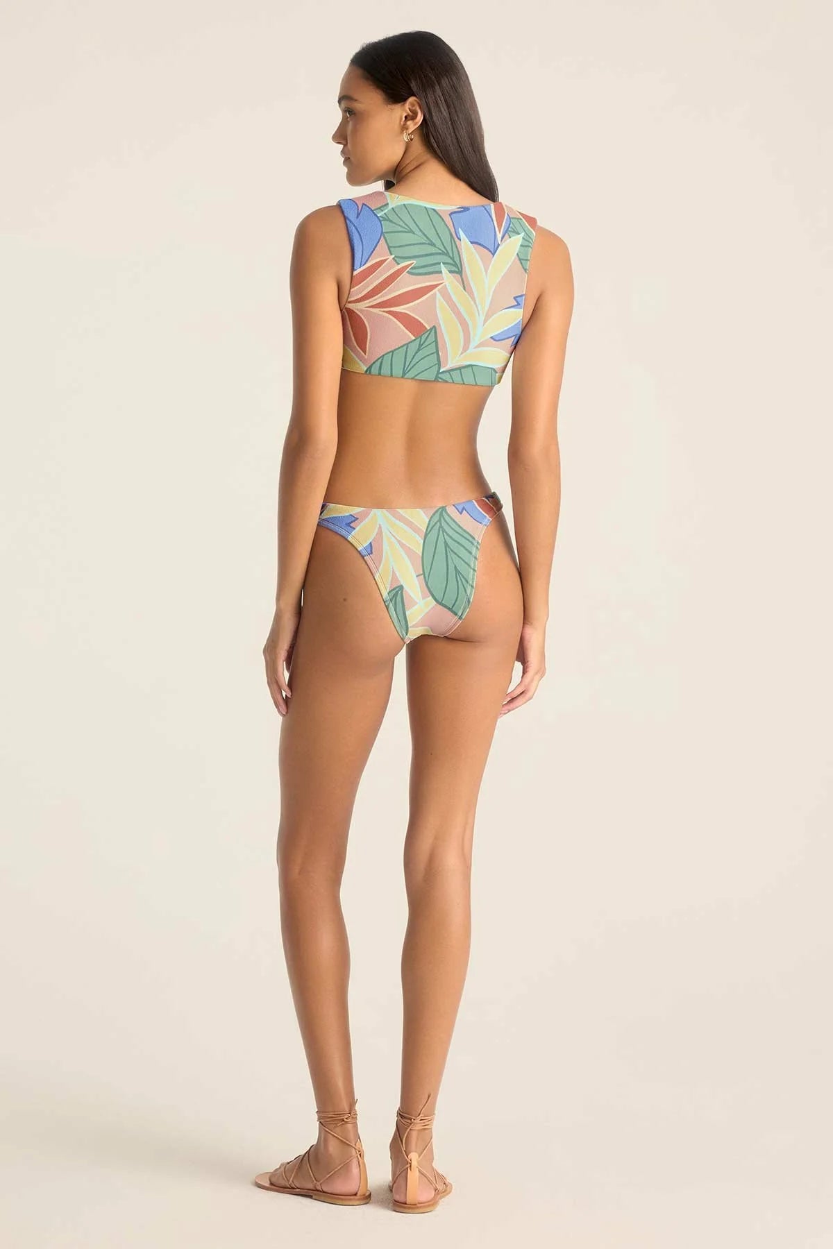The Vitamin A Cassia Crop Top with matching bottoms
