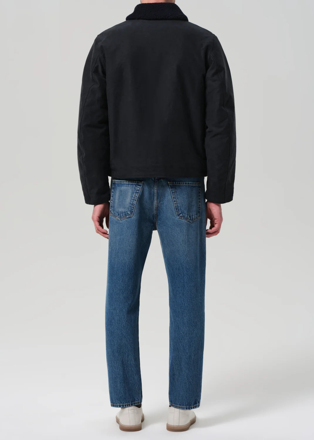 Man wearing the Finn Jeans by Citizens Of Humanity
