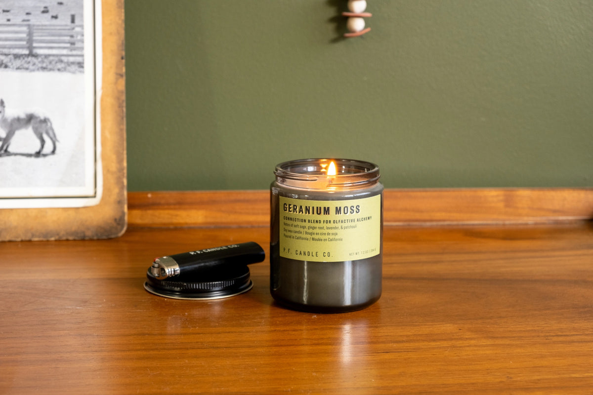 P.F Candle Co. Amber & Moss Soy Candle 7.2oz