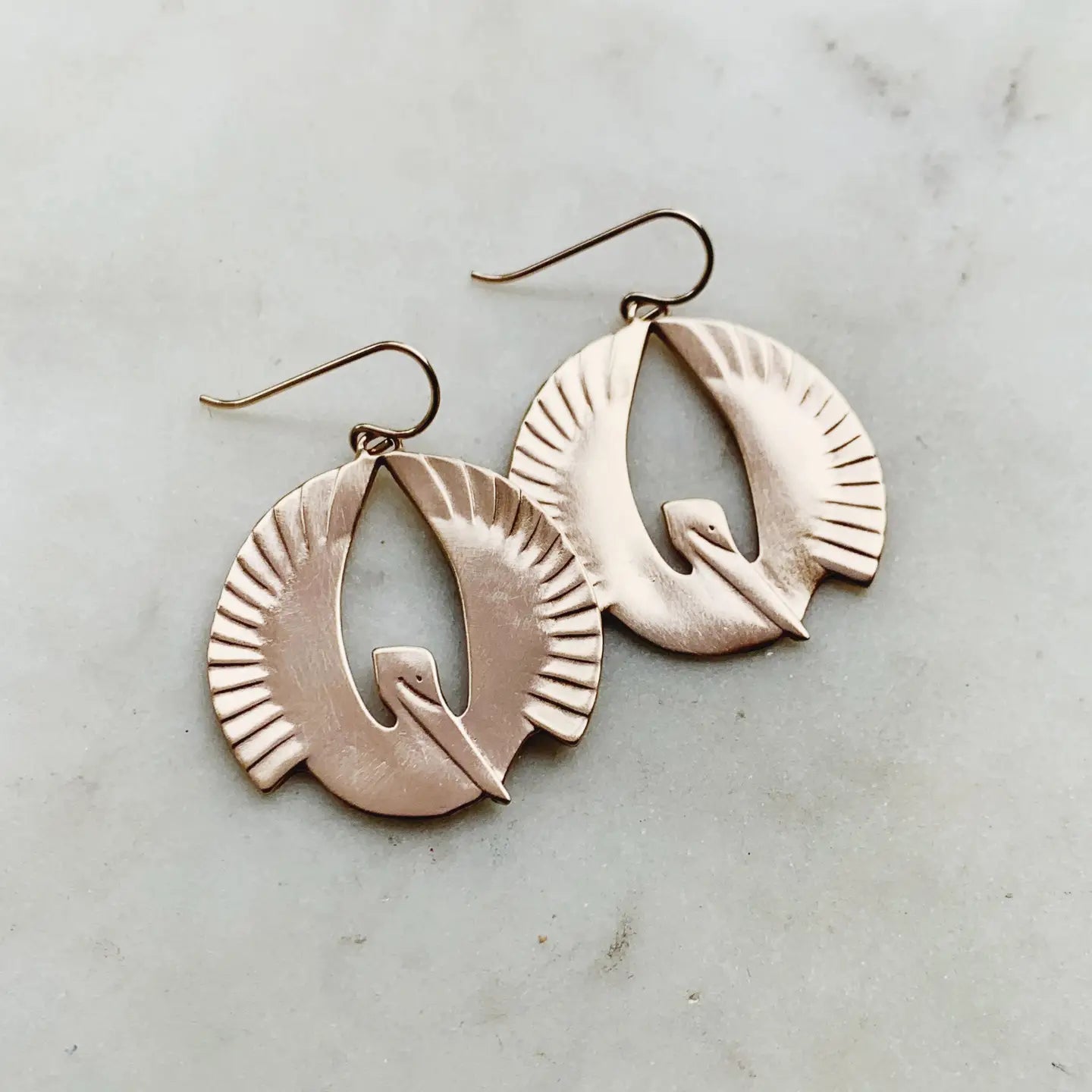 Mimosa Handcrafted Pelican Rising Earrings