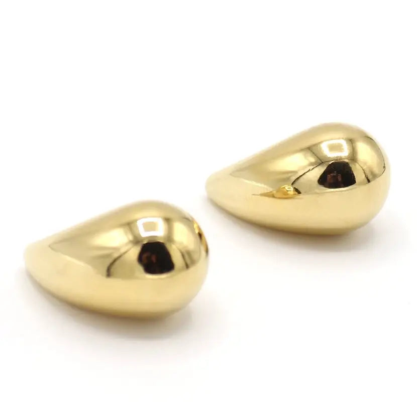 Shop the Juliette Chunky Tear Drop Earrings by Liv Bella Vita at Harbour Thread boutique