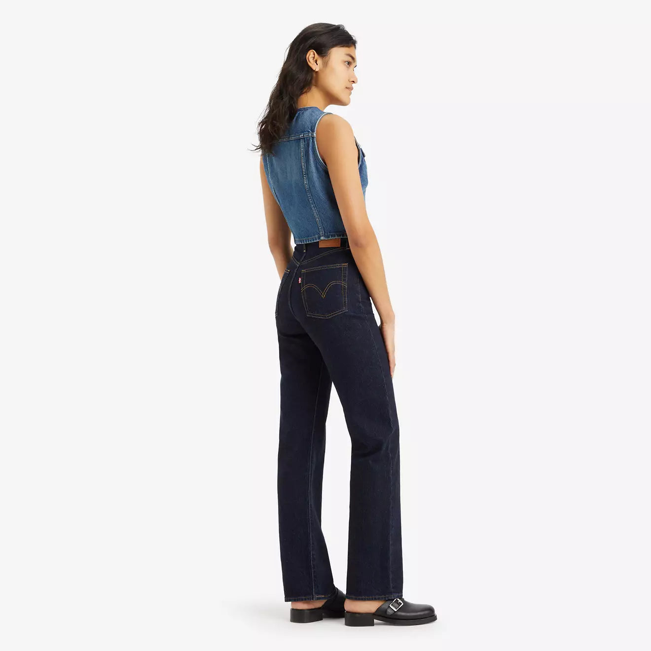 Levi's Ribcage Full Length Women's Jeans | Harbour Thread