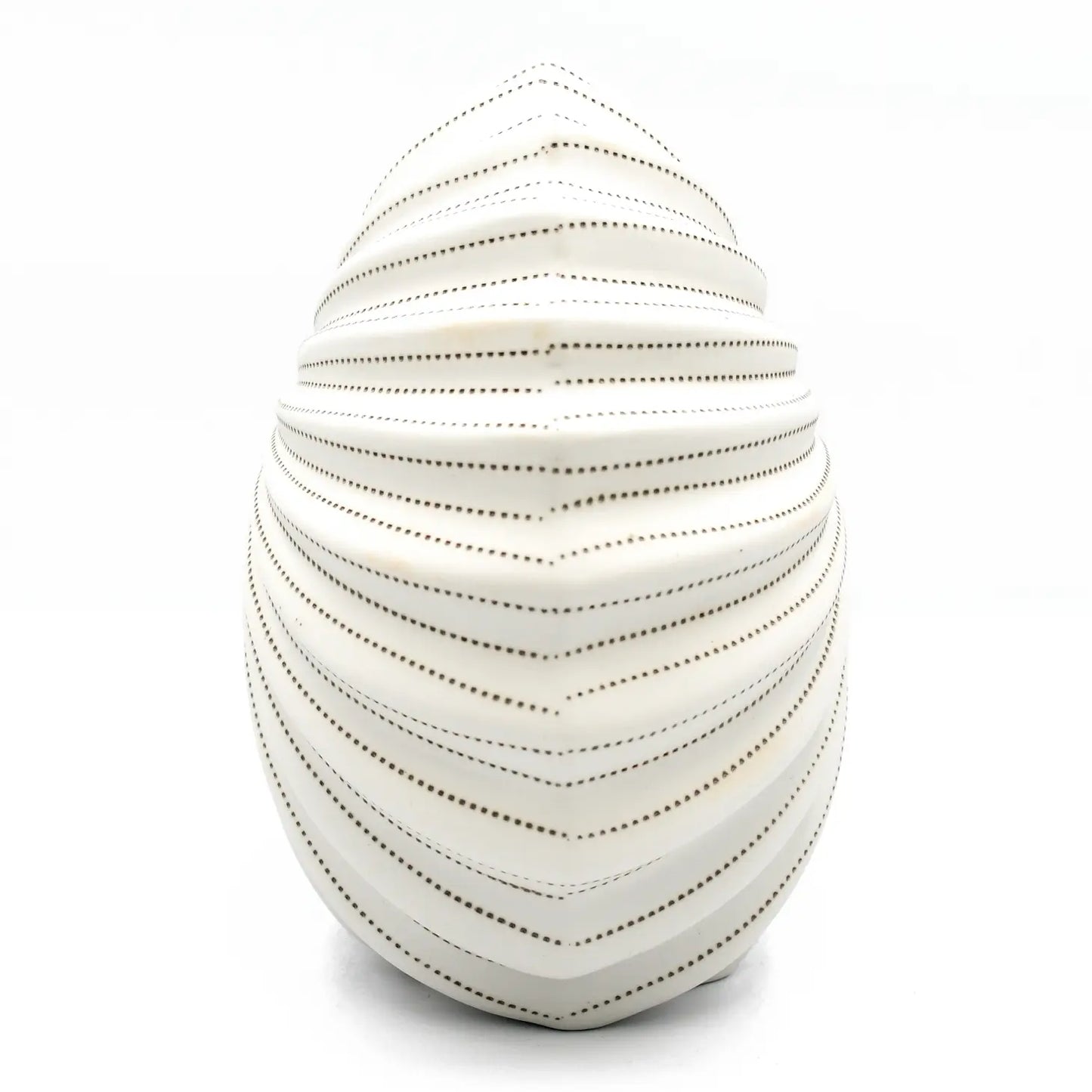 Medium White Palm Porcelain Bud Vase