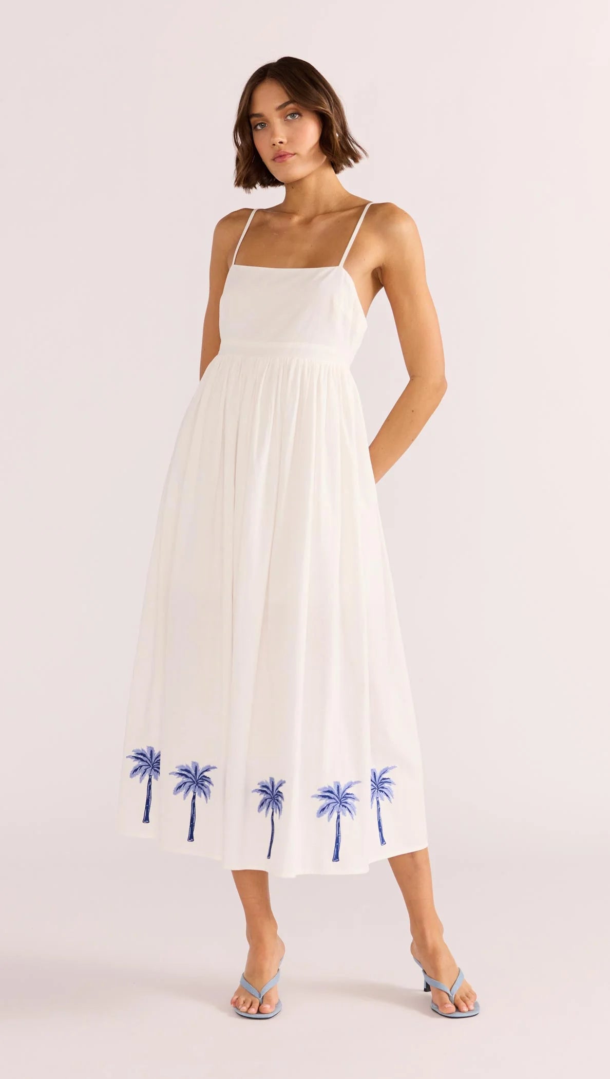 minkpink al fresco midi dress MINKPINK Isadora Embroidered Midi Dress