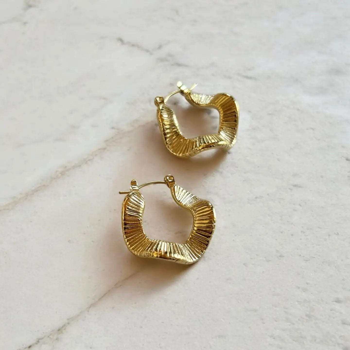 Shop the Lyra Hoop Earrings by Boem Collection at Harbour Thread boutique