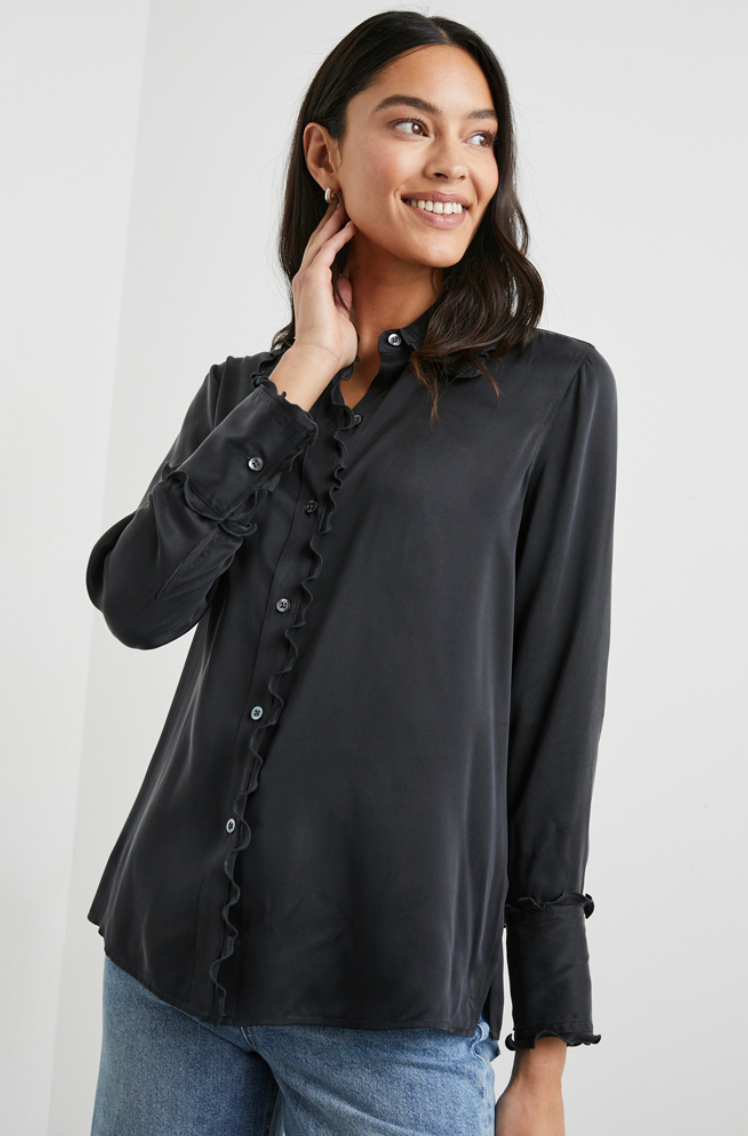 The Fia is a long sleeve women's button down top from Rails