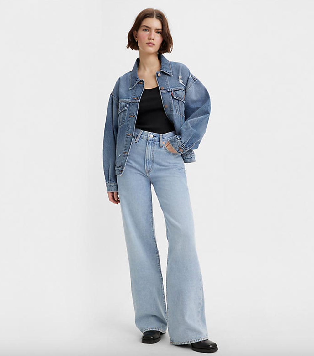 Levi's Ribcage Wide Leg in Far And Wide