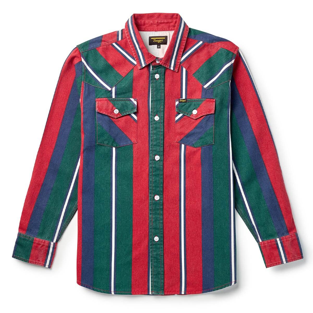 The Seager Amarillo Long Sleeve Shirt in Mattson Stripe