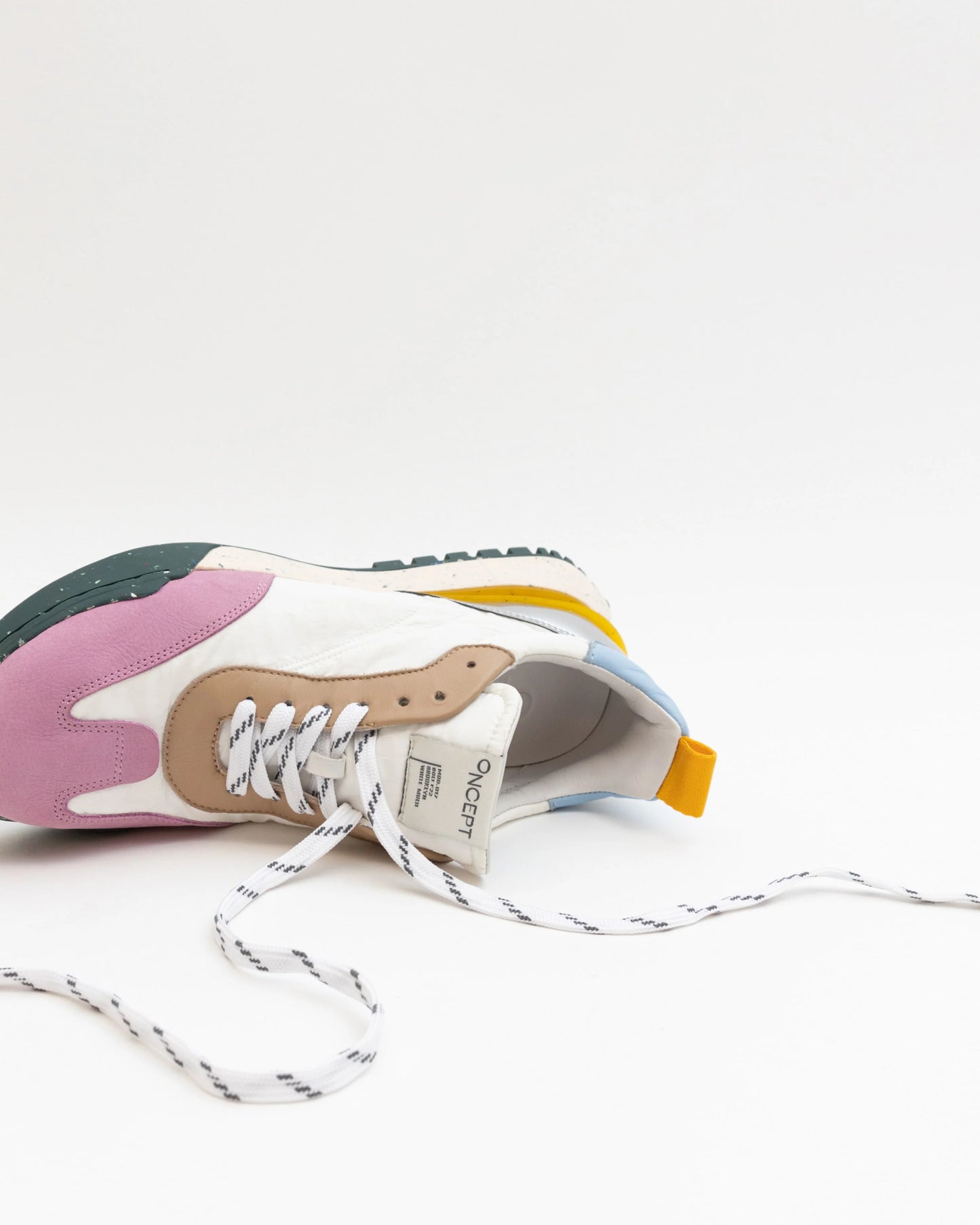 the Oncept Brooklyn Sneaker in the color White Multi