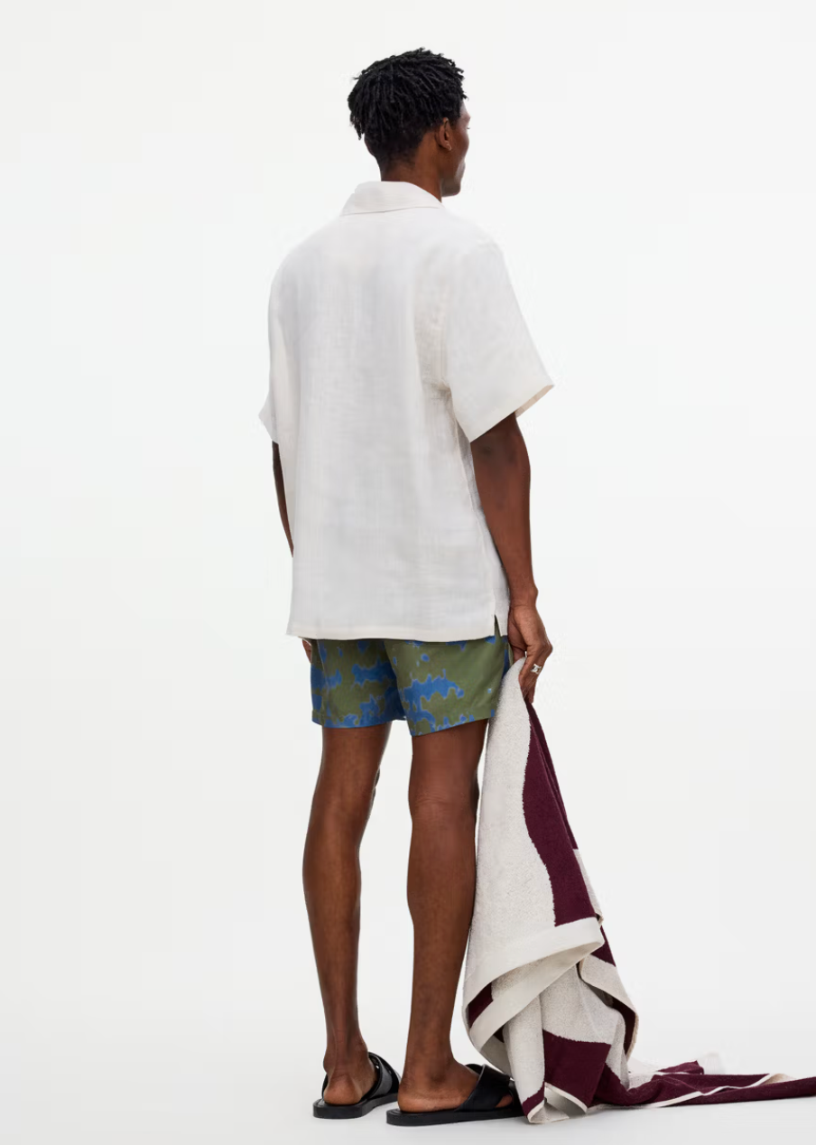 OAS Beige Girona Linen Shirt