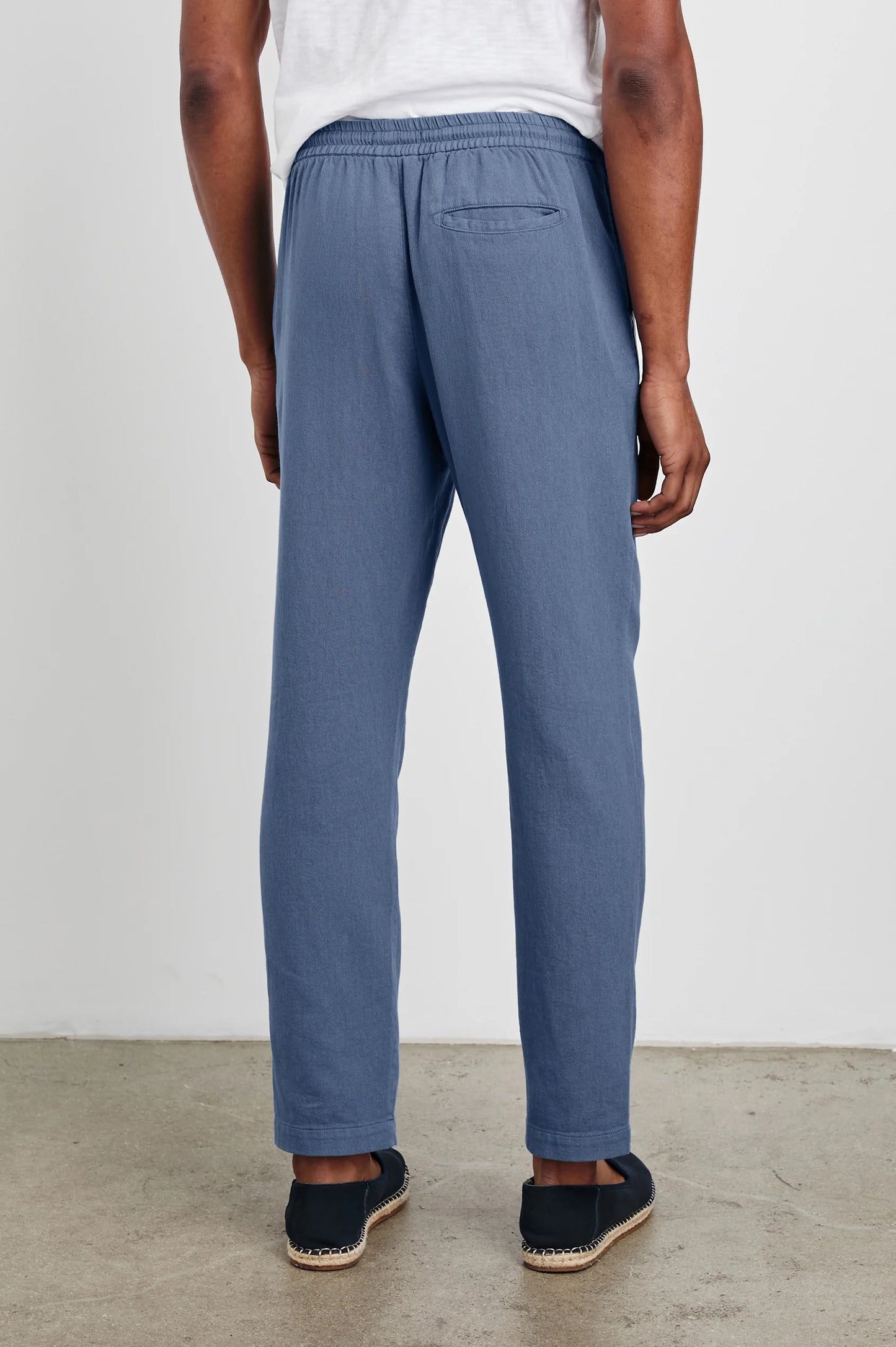 men's blue relaxed fit lounge pants