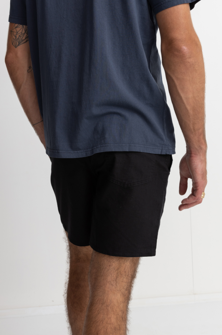 Men's black shorts