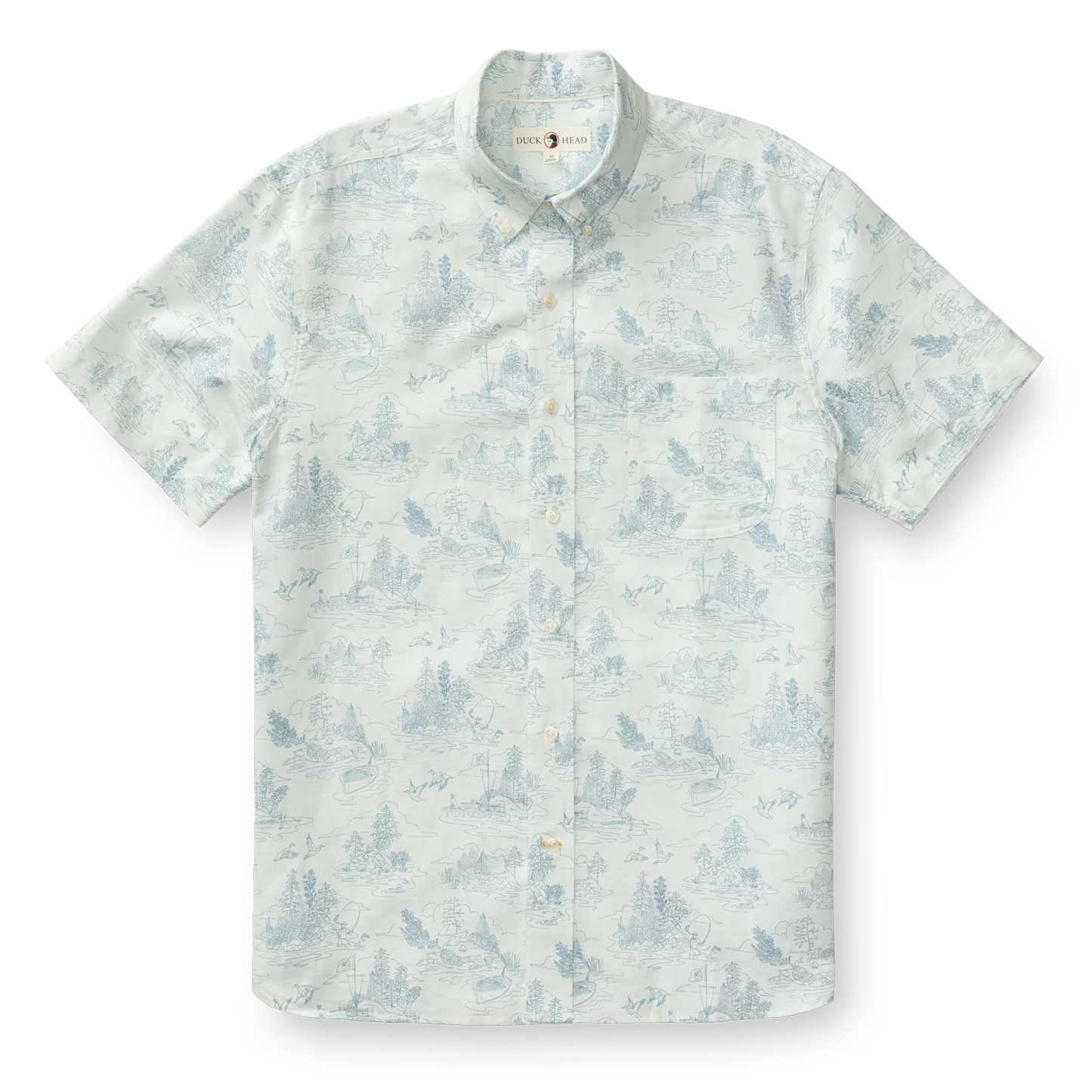 Duck Head Linen Cotton Oxford Sport Shirt