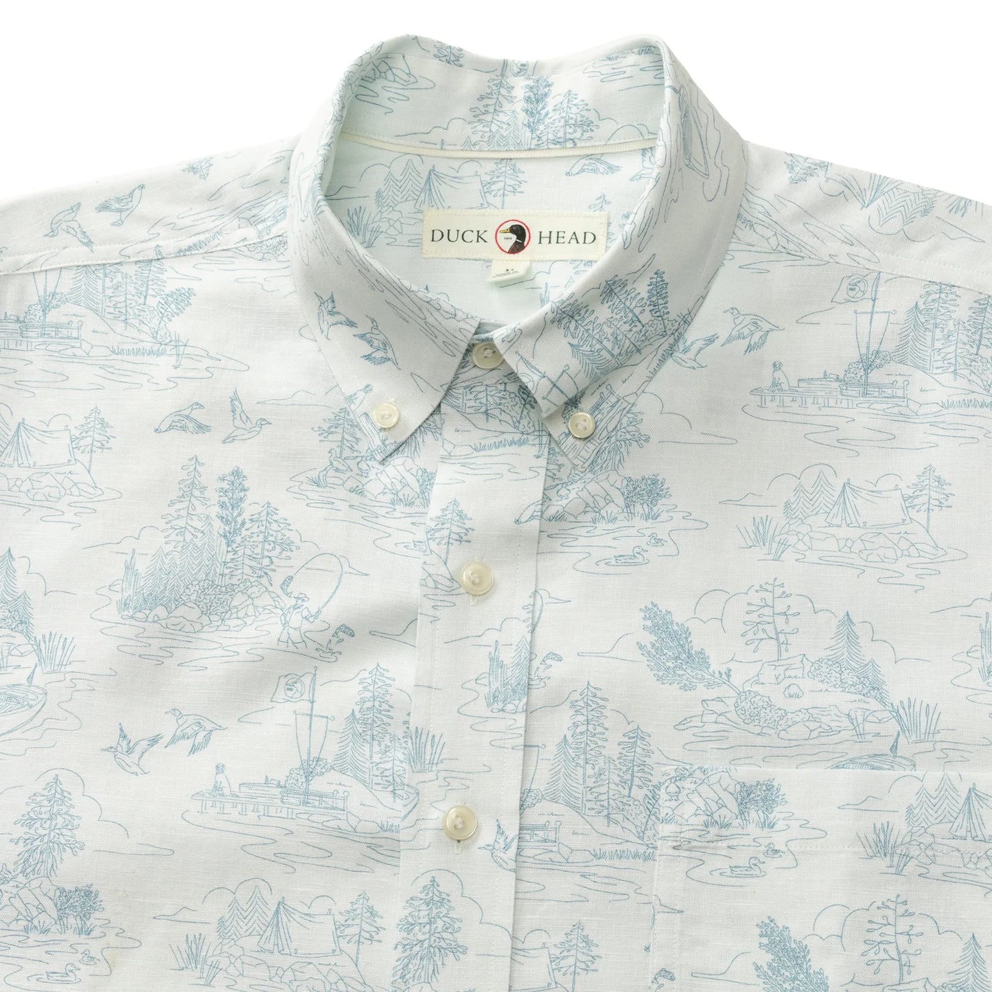 Duck Head Linen Cotton Oxford Sport Shirt
