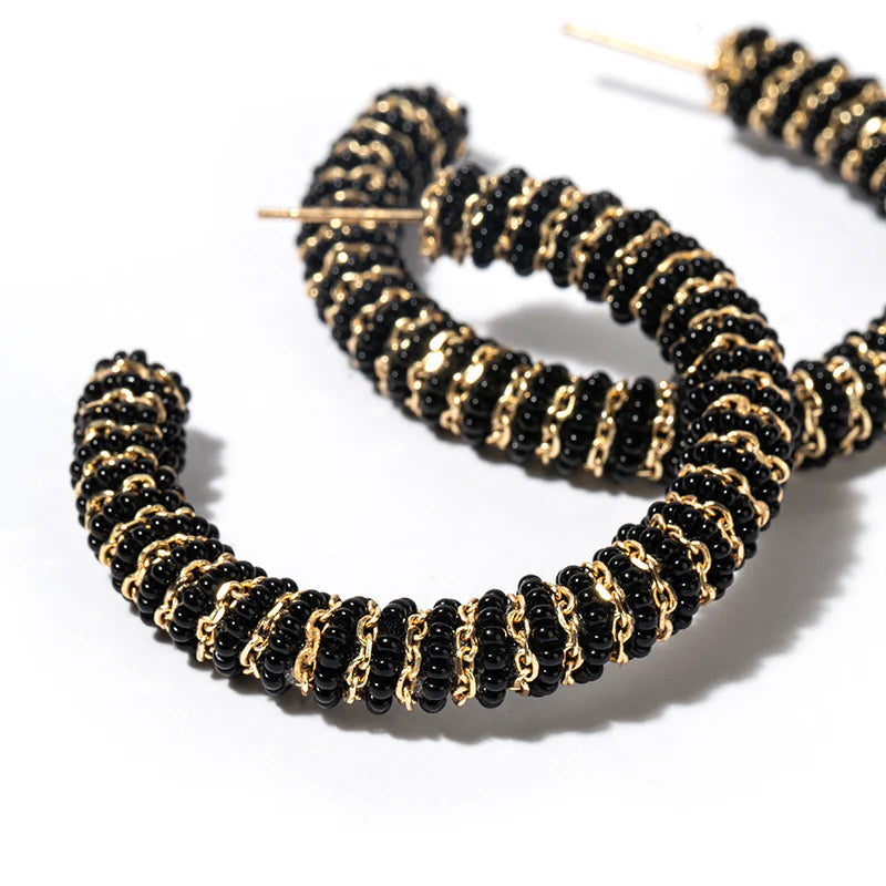Enjoy the lovely and lightweight Zareen post Earrings by Deepa Gurnani, available at Harbour Thread.