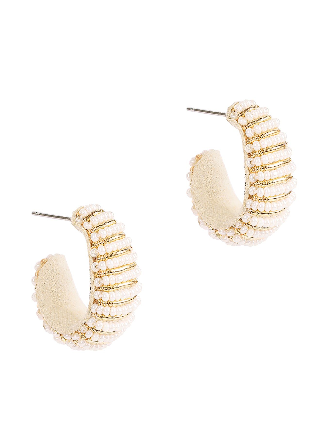 The Ivory Davon Earrings by Deepa Gurnani at Harbour Thread.