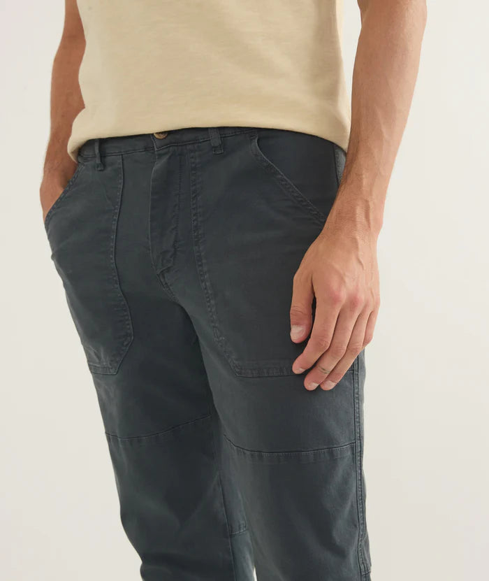 Men's dark blue utility style pants